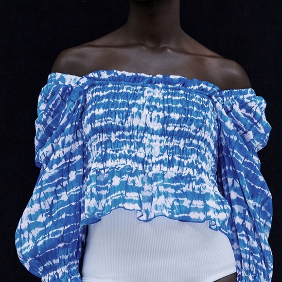 Zara Tie Dye Crop Top - Like new - Picture 1 of 6